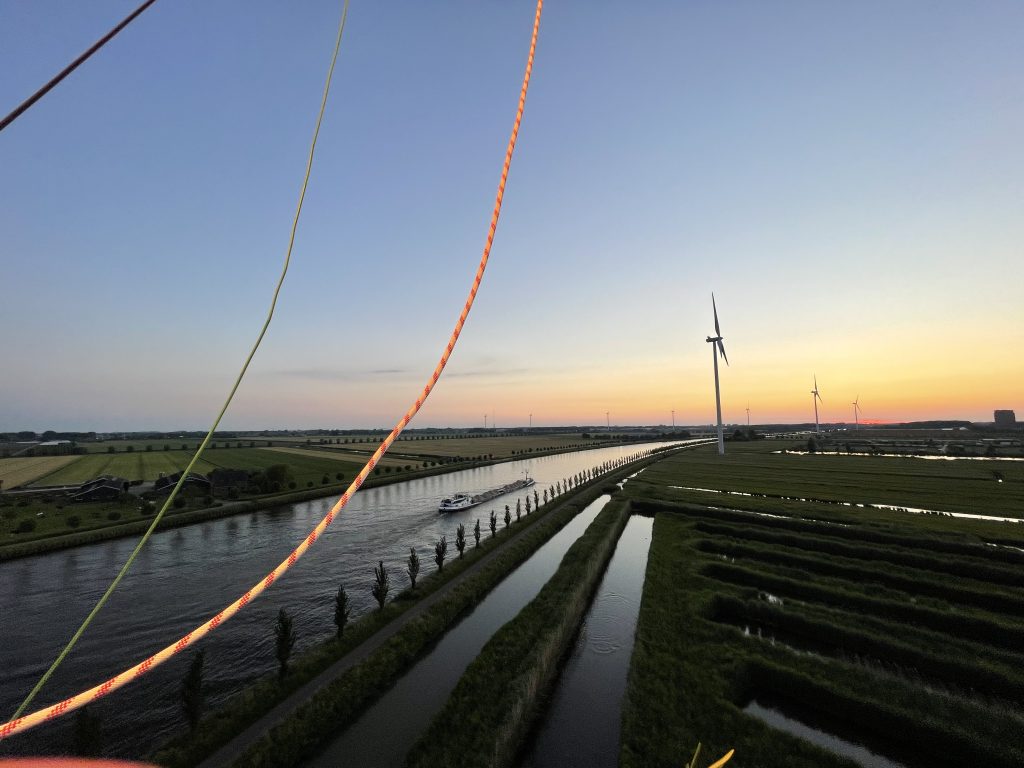 Uitzicht ballonvaart Houten-Culiair-Dining with a view